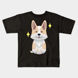 Tan Pembroke corgi Kids T-Shirt